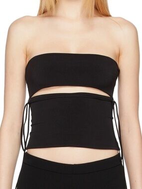Aya Muse Black Volterra Tube Tank Top [XS]